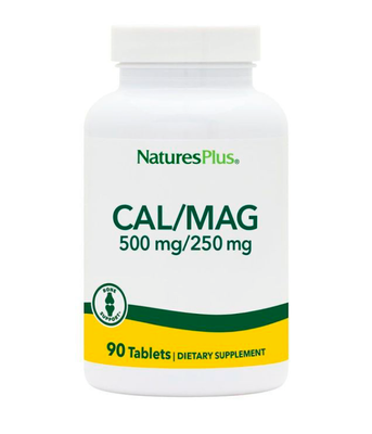 Nature's Plus Cal/Mag (Кальций и магний) 500 мг/250 мг, 90 таб. NAP-03363 фото