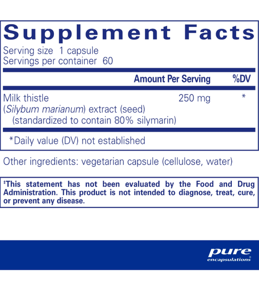 Pure Encapsulations Silymarin (Силімарин), 60 капс. PE-00242 фото