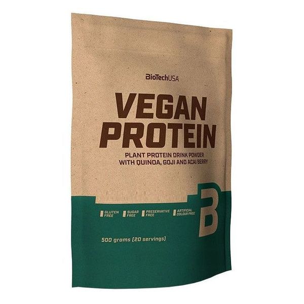 BiotechUSA Vegan Protein, Шоколад-корица, 500 г BiotechUSA-23 фото