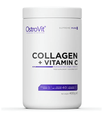 OstroVit Collagen + Vitamin C (Колаген и Витамин С), 400 г Ostrovit-45 фото