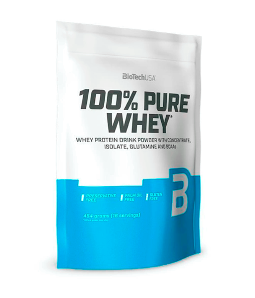 BiotechUSA 100% Pure Whey, лесной орех, 454 г BiotechUSA-200 фото