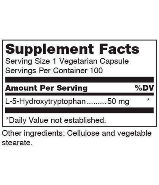 Douglas Laboratories - 5-HTP (препарат для мозку) 50 мг, 100 капс. DOU-20045 фото