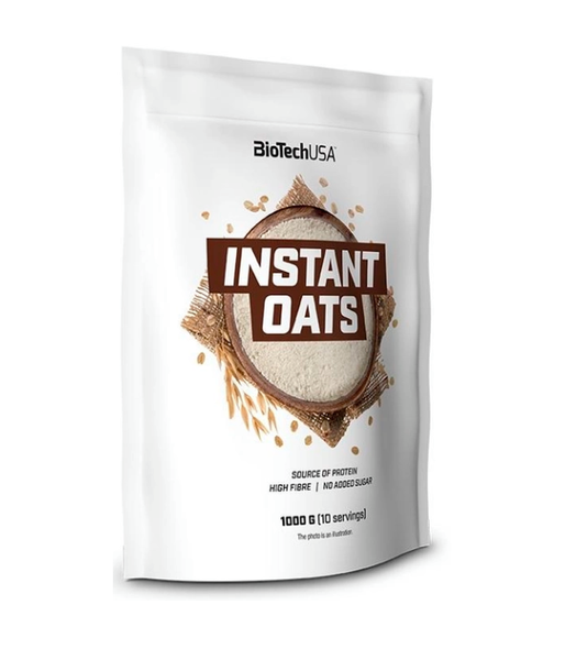 BiotechUSA Instant Oats (Овсянка быстрого приготовления) шоколадный вкус, 1000 г BiotechUSA-02 фото