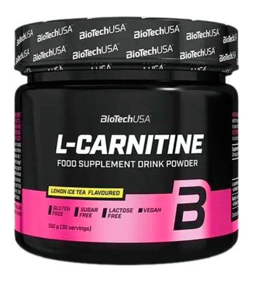 BiotechUSA L-Carnitine drink powder, холодний лимонний чай, 150 г BiotechUSA-52 фото