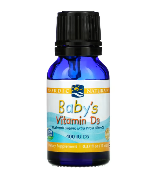 Nordic Naturals Baby's Vitamin D3 400 IU, 11 мл NOR-02732 фото