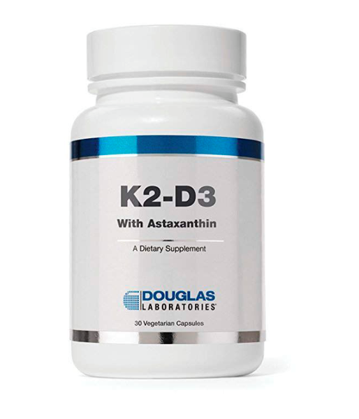 Douglas Laboratories K2-D3 With Astaxanthin (Витамины К2 Д3 с астаксантином), 30 капс. DOU-04063 фото