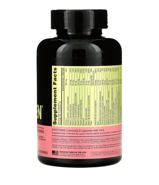 Optimum Nutrition Opti-Women, 60 таб OPN-02450 фото