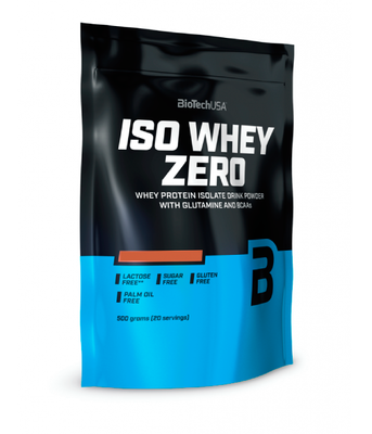 BiotechUSA Iso Whey Zero Lactose Free, шоколад, 500 г BiotechUSA-203 фото