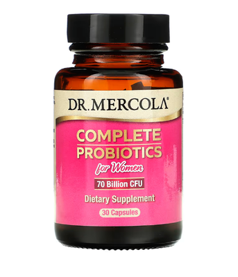 Dr. Mercola Complete Probiotics for Women 70 Billion CFU (Пробиотик для женщин), 30 капс. MCL-01912 фото