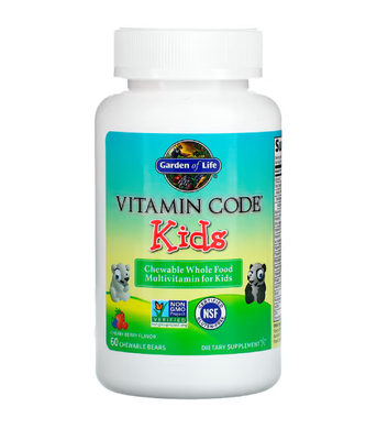 Garden of Life Vitamin Code Kids (Вітаміни для дітей) вишневий смак, 60 жув.таб. GOL-11440 фото