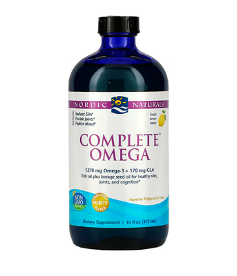 Nordic Naturals Complete Omega (Омега 3 6 9) лимонный вкус, 473 мл NOR-02774 фото