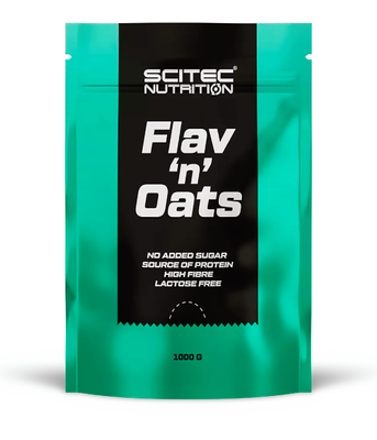 Scitec Nutrition Flav’n’Oats (Овсяные хлопья), без вкуса, 1 кг Scitecnutrition-01 фото