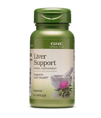 GNC LIVER SUPPORT (Комплекс для печінки), 50 капс. GNC-13 фото