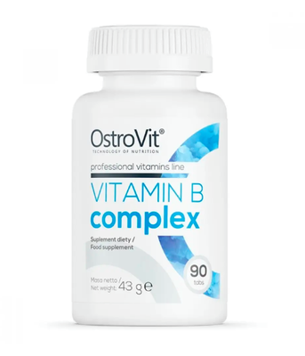 OstroVit Vitamin B Complex (Комплекс Вітаміна В), 90 таб. Ostrovit-99 фото