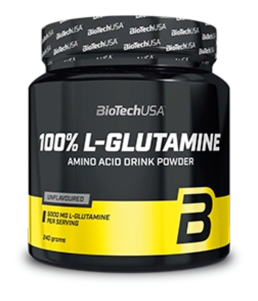 BiotechUSA 100% L-Glutamine, 240 г BiotechUSA-55 фото