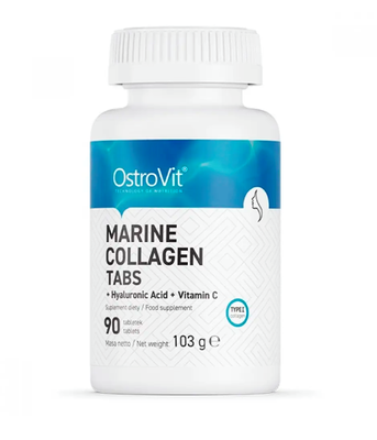 OstroVit Marine Collagen + Hyaluronic Acid + Vitamin C (Коллаген + Гиалуроновая кислота + Витамин С), 90 таб. Ostrovit-50 фото