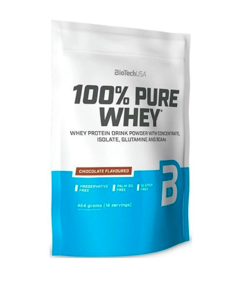 BiotechUSA 100% Pure Whey, шоколад, 454 г BiotechUSA-07 фото