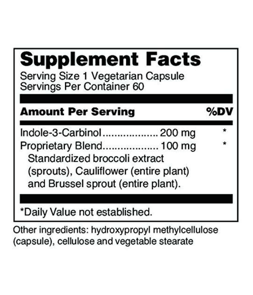 Douglas Laboratories Ultra I-3-C Indole-3-Carbinol (Индол-3-карбинол), 60 капс. DOU-03777 фото