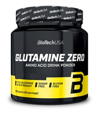 BiotechUSA Glutamine Zero, лимон, 300 г BiotechUSA-58 фото