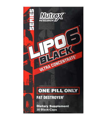 Nutrex Research Lipo 6 Black Ultra Concentrate, 30 капс. NRX-00764 фото