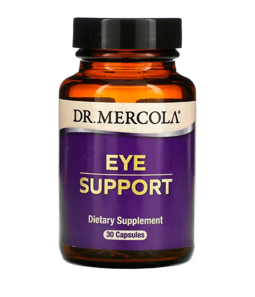 Dr. Mercola Eye Support (Вітаміни для очей з лютеїном), 30 капс. MCL-01235 фото