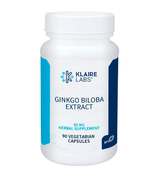 Klaire Labs Ginkgo Biloba (Гинкго Билоба) 80 мг, 90 вег.капс. KLL-01110 фото