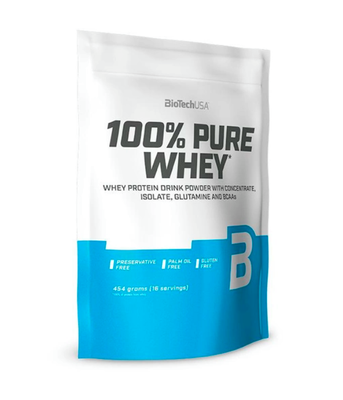 BiotechUSA 100% Pure Whey, банан, 454 г BiotechUSA-09 фото