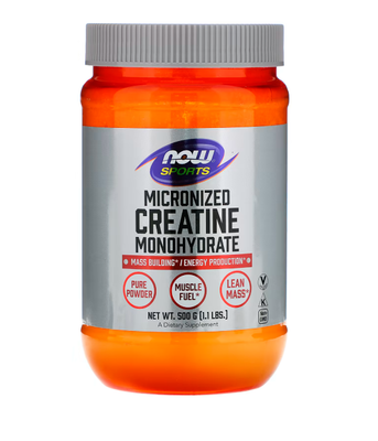 Now foods Creatine monohydrate (Креатин моногідрат), 500 г NOW-02038 фото