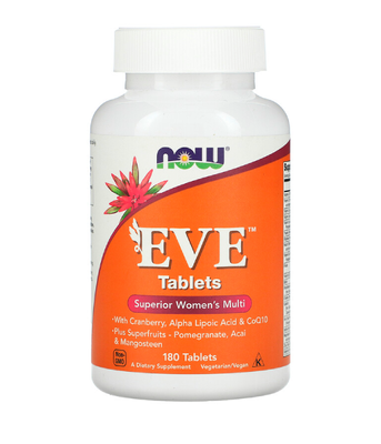 Now Foods EVE WOMEN'S MULTI VITAMIN (вітаміни для жінок), 180 таб. NOW-03797 фото