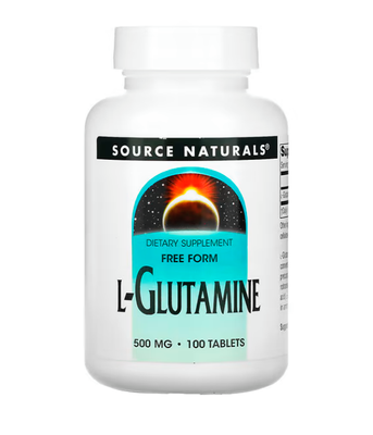 Source Naturals L-Glutamine (Глутамін) 500 мг, 100 таб. SNS-00127 фото