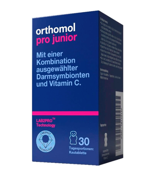 Orthomol Pro Junior жевательные мишки (для поддержки детского кишечника) 30 дней вкус клубники, 30 жев.таб. 18113147 фото