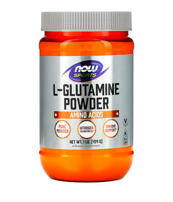 Now Foods L-GLUTAMINE POWDER (L-глютамин), 454 г NOW-00221 фото