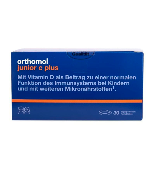 Orthomol Junior (для імунітету Вашої дитини)  30 днів смак апельсину, 90 жув.цук. 10013630 фото