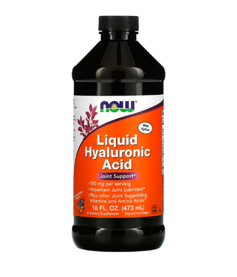 Now Foods LIQ HYALURONIC ACID (Гіалуронова кислота рідка) PLUS, 473 мл NOW-03159 фото