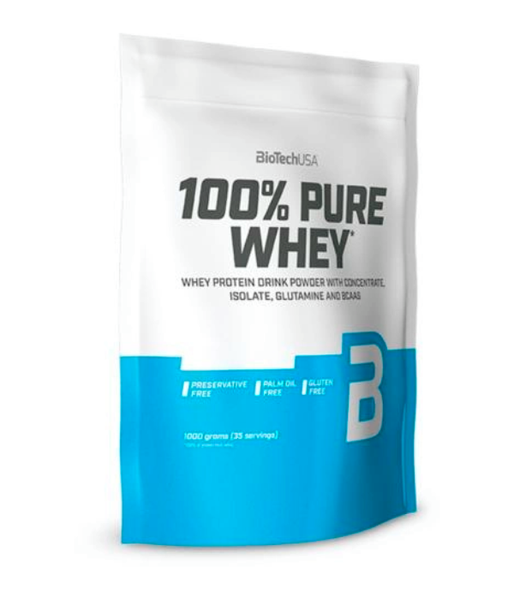 BiotechUSA 100% Pure Whey, бурбонська ваніль, 1000 г BiotechUSA-10 фото