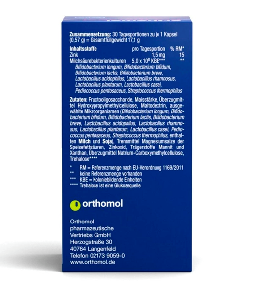 Orthomol Pro metabol (для поддержки кишечника) 30 дней, 30 капс. 18113153 фото