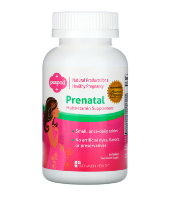 Fairhaven Health Prenatal Multivitamin Supplement (Витамины для беременности), 60 таб. FHH-00001 фото