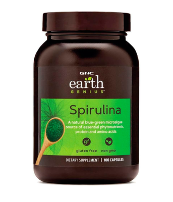 GNC Earth Genius SPIRULINA (Спирулина), 100 капс. GNC-19 фото