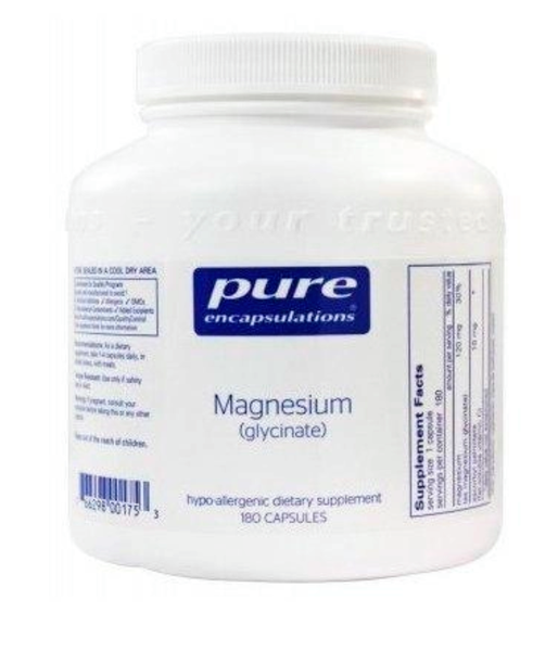 Pure Encapsulations Magnesium glycinate 120 мг, 180 капс. PE-00175 фото