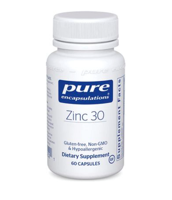 Pure Encapsulations Zinc 30 мг, 60 капс PE-00252 фото