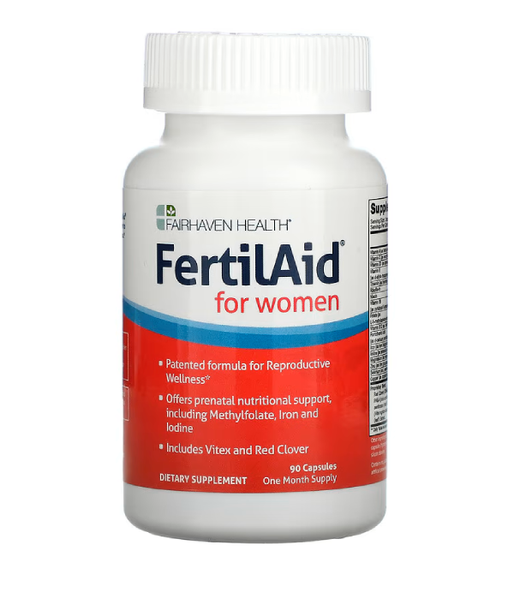 Fairhaven Health FertilAid for Women (Вітаміни для зачаття), 90 вег.капс. FHH-00004 фото