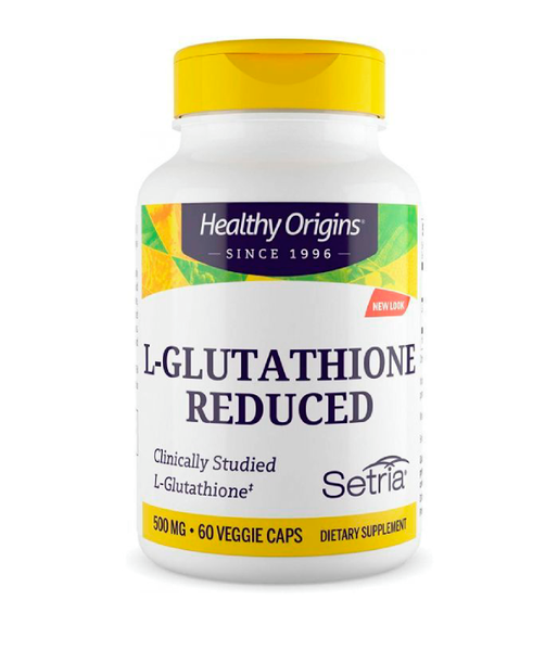 Healthy Origins L-Glutathione Setria® (Глутатион) 500 мг "сниженый", 60 капс HOG-41336 фото