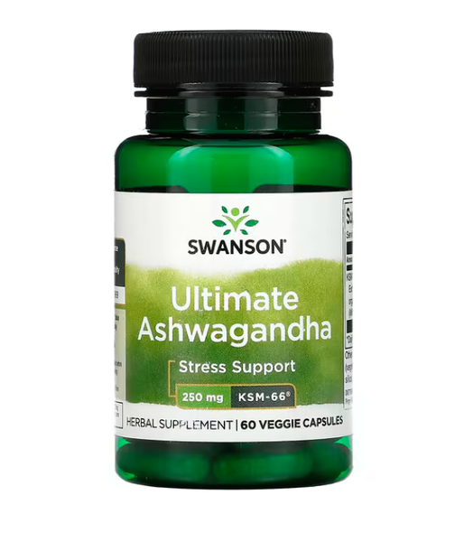 Swanson Ultimate Ashwagandha (Ашвагандха экстракт корня) 250 мг, 60 вег.капс. SWV-21003 фото