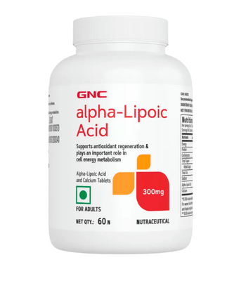 GNC ALPHA LIPOIC (Альфа-ліпоєва кислота) 300 мг, 60 капс. GNC-21 фото