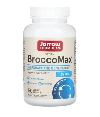 Jarrow Formulas BroccoMax Myrosinase Activated (Брокколи экстракт), 120 вег.капс. JRW-20211 фото