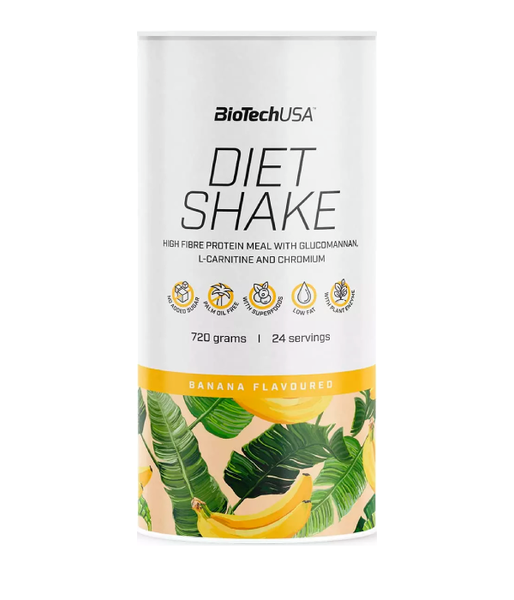 BiotechUSA Diet Shake, банан, 720 г BiotechUSA-13 фото