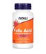 Now Foods FOLIC ACID (Фолієва кислота і вітамін В-12) 800 маг,  250 таб. NOW-00476 фото 1