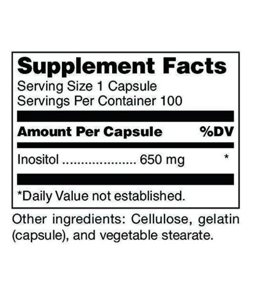 Douglas Laboratories Inositol (Інозітол), 100 капс. DOU-01577 фото