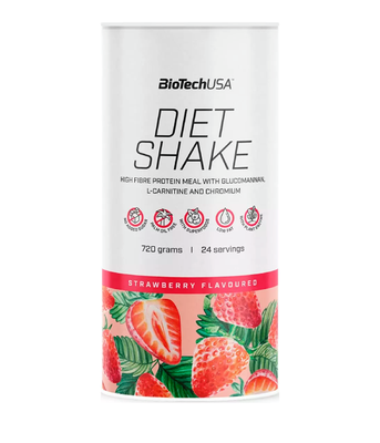 BiotechUSA Diet Shake, полуниця, 720 г BiotechUSA-15 фото