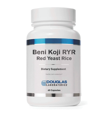 Douglas Laboratories Beni Koji Red Yeast Rice (Ферментований червоний дріжджовий рис), 60 капс. DOU-01369 фото